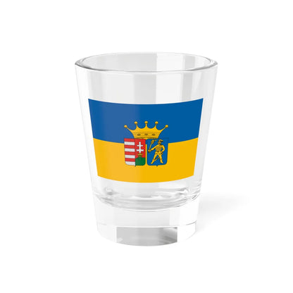 Flag of Nemesbod (Hungary) Shot Glass 1.5oz 1.5oz - Go Mug Yourself