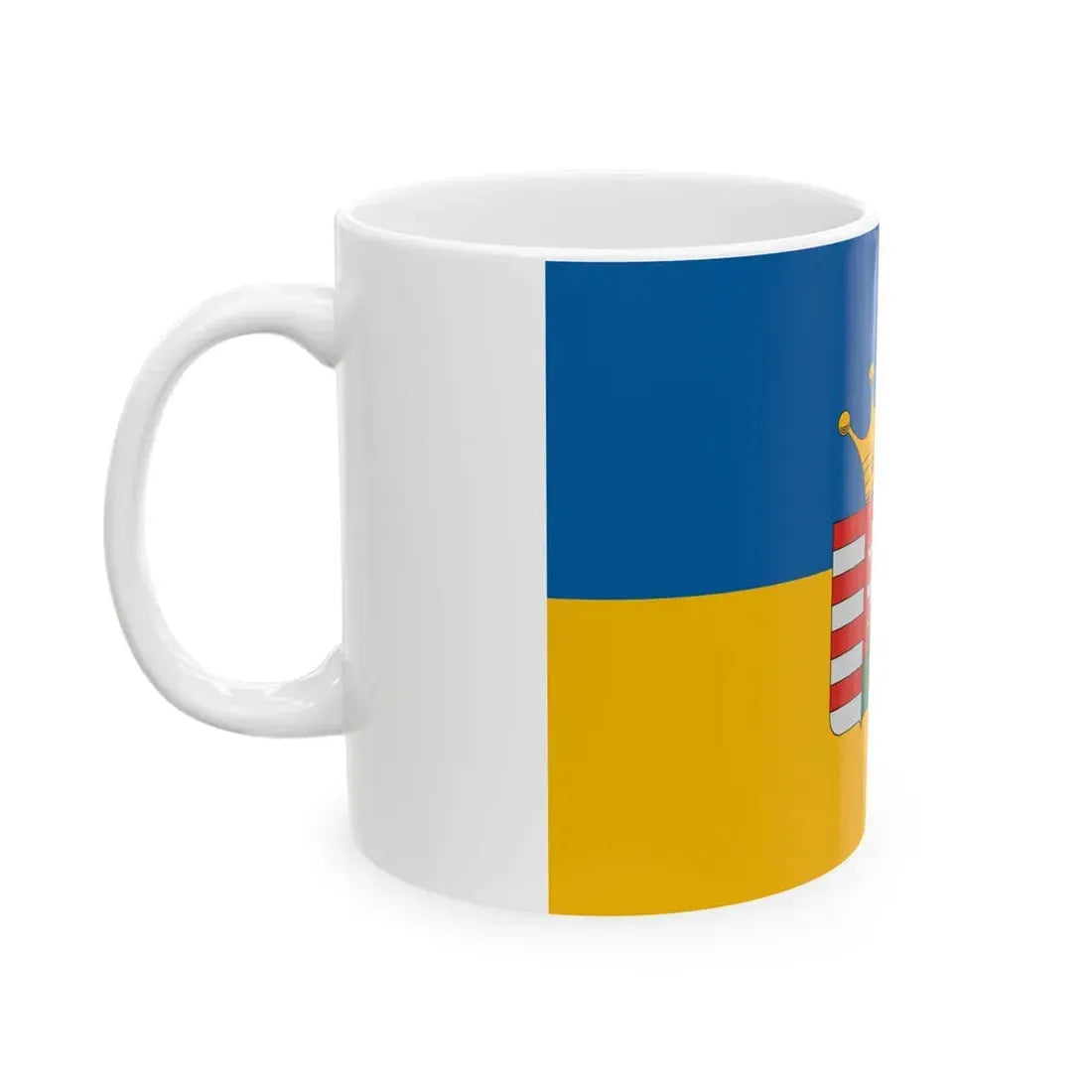 Flag of Nemesbod (Hungary) White Coffee Mug - Go Mug Yourself