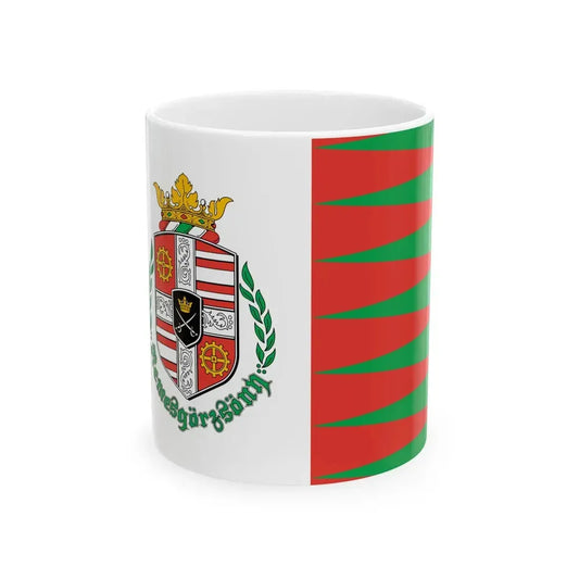 Flag of Nemesgorzsony (Hungary) White Coffee Mug 11oz - Go Mug Yourself