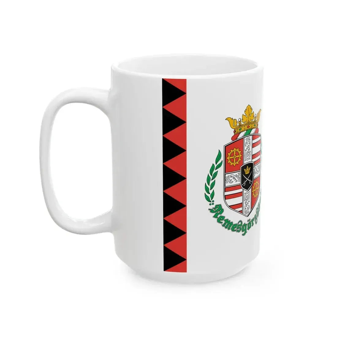 Flag of Nemesgorzsony (Hungary) White Coffee Mug - Go Mug Yourself