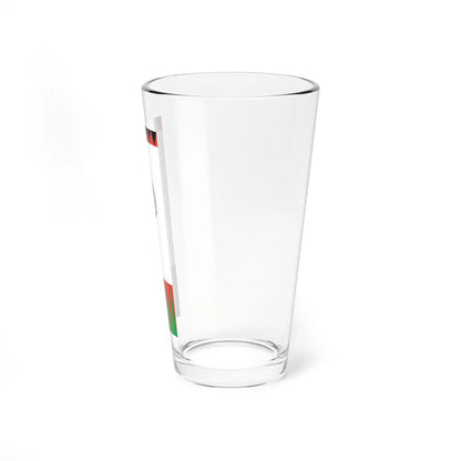 Flag of Nemesgorzsony vertical (Hungary) Pint Glass 16oz - Go Mug Yourself