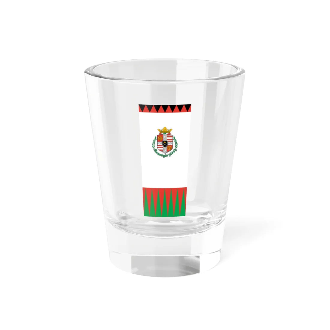 Flag of Nemesgorzsony vertical (Hungary) Shot Glass 1.5oz 1.5oz - Go Mug Yourself
