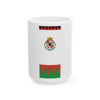 Flag of Nemesgorzsony vertical (Hungary) White Coffee Mug 15oz - Go Mug Yourself