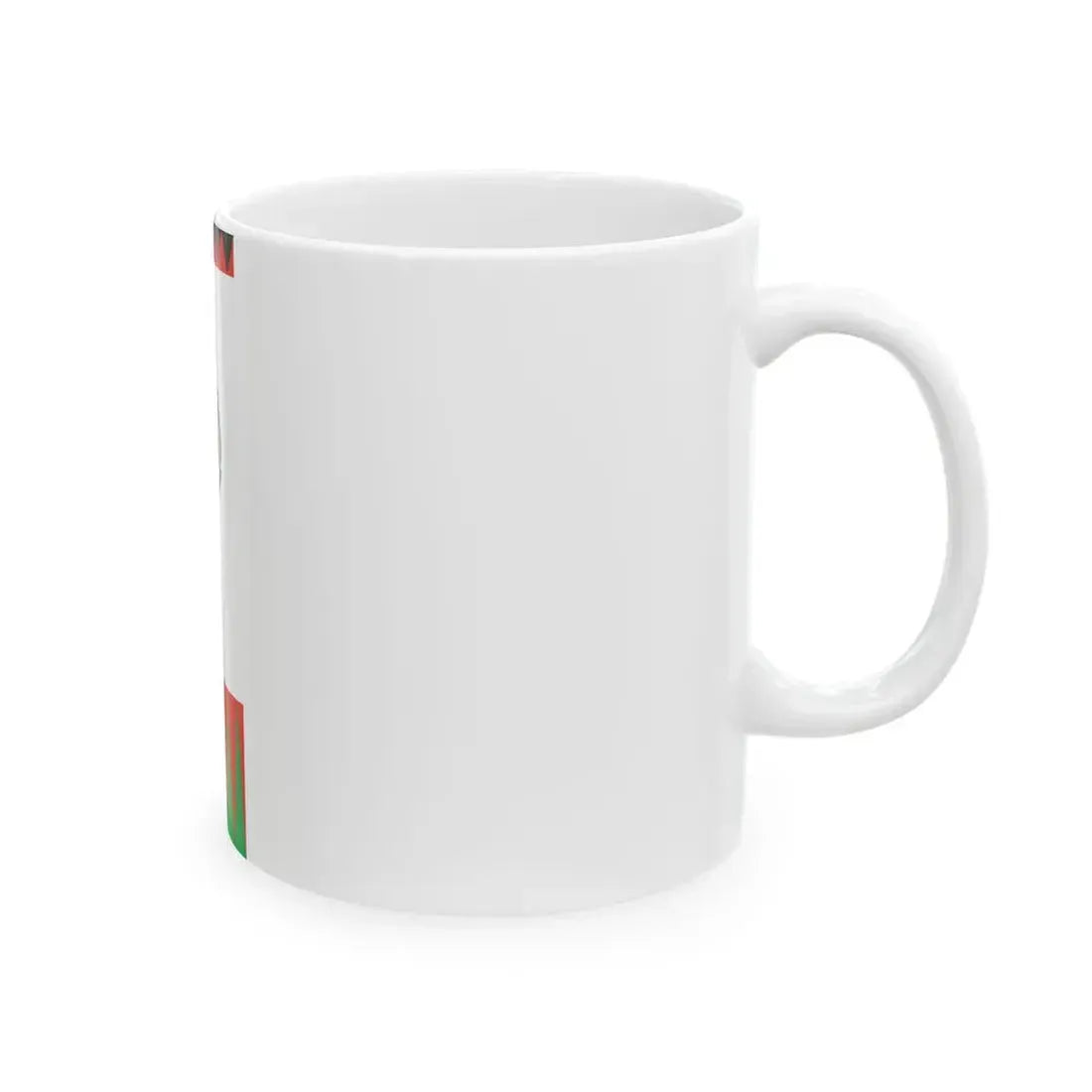 Flag of Nemesgorzsony vertical (Hungary) White Coffee Mug - Go Mug Yourself