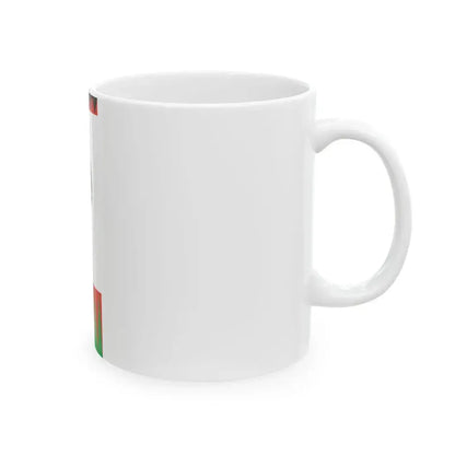 Flag of Nemesgorzsony vertical (Hungary) White Coffee Mug - Go Mug Yourself