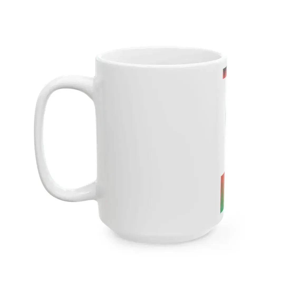 Flag of Nemesgorzsony vertical (Hungary) White Coffee Mug - Go Mug Yourself