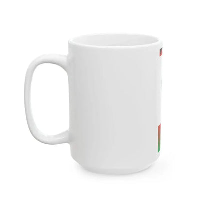 Flag of Nemesgorzsony vertical (Hungary) White Coffee Mug - Go Mug Yourself