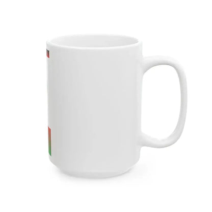 Flag of Nemesgorzsony vertical (Hungary) White Coffee Mug - Go Mug Yourself