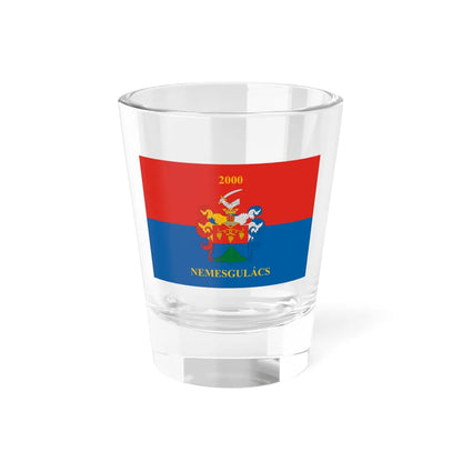Flag of Nemesgulacs (Hungary) Shot Glass 1.5oz 1.5oz - Go Mug Yourself