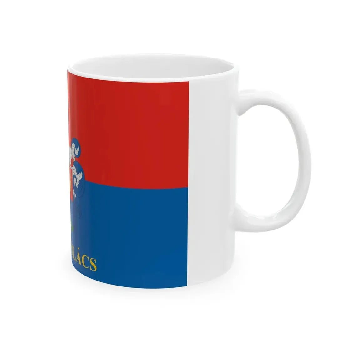 Flag of Nemesgulacs (Hungary) White Coffee Mug - Go Mug Yourself