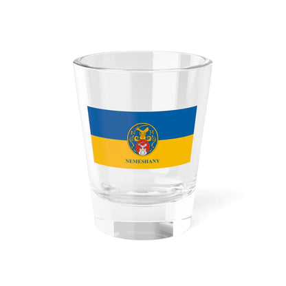 Flag of Nemeshany (Hungary) Shot Glass 1.5oz 1.5oz - Go Mug Yourself