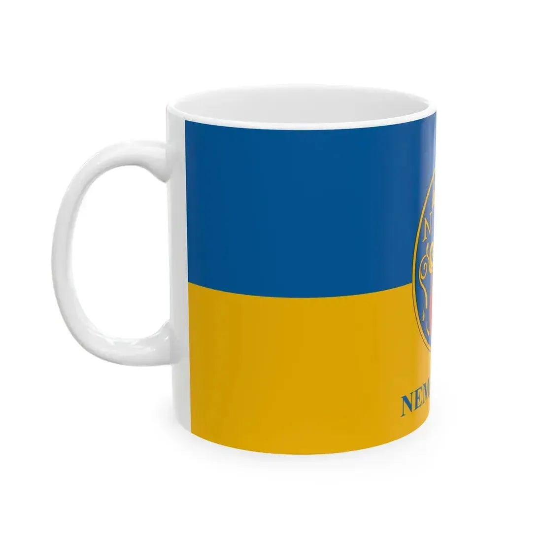 Flag of Nemeshany (Hungary) White Coffee Mug - Go Mug Yourself