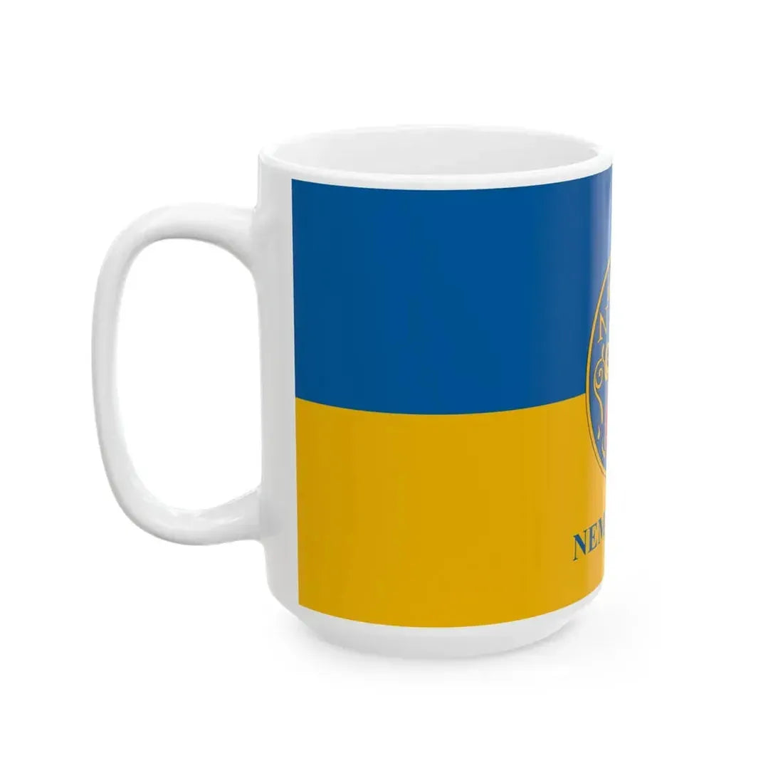 Flag of Nemeshany (Hungary) White Coffee Mug - Go Mug Yourself