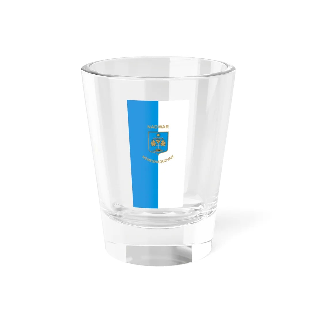 Flag of Nemesnadudvar vertical (Hungary) Shot Glass 1.5oz 1.5oz - Go Mug Yourself