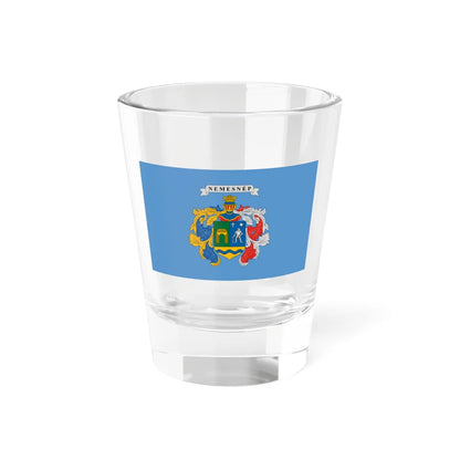 Flag of Nemesnep (Hungary) Shot Glass 1.5oz 1.5oz - Go Mug Yourself