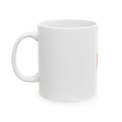 Flag of Nemesszalok vertical (Hungary) White Coffee Mug - Go Mug Yourself