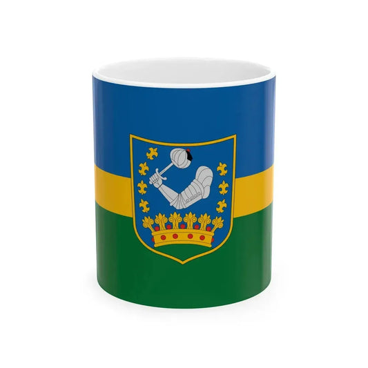 Flag of Nemesvita (Hungary) White Coffee Mug 11oz - Go Mug Yourself