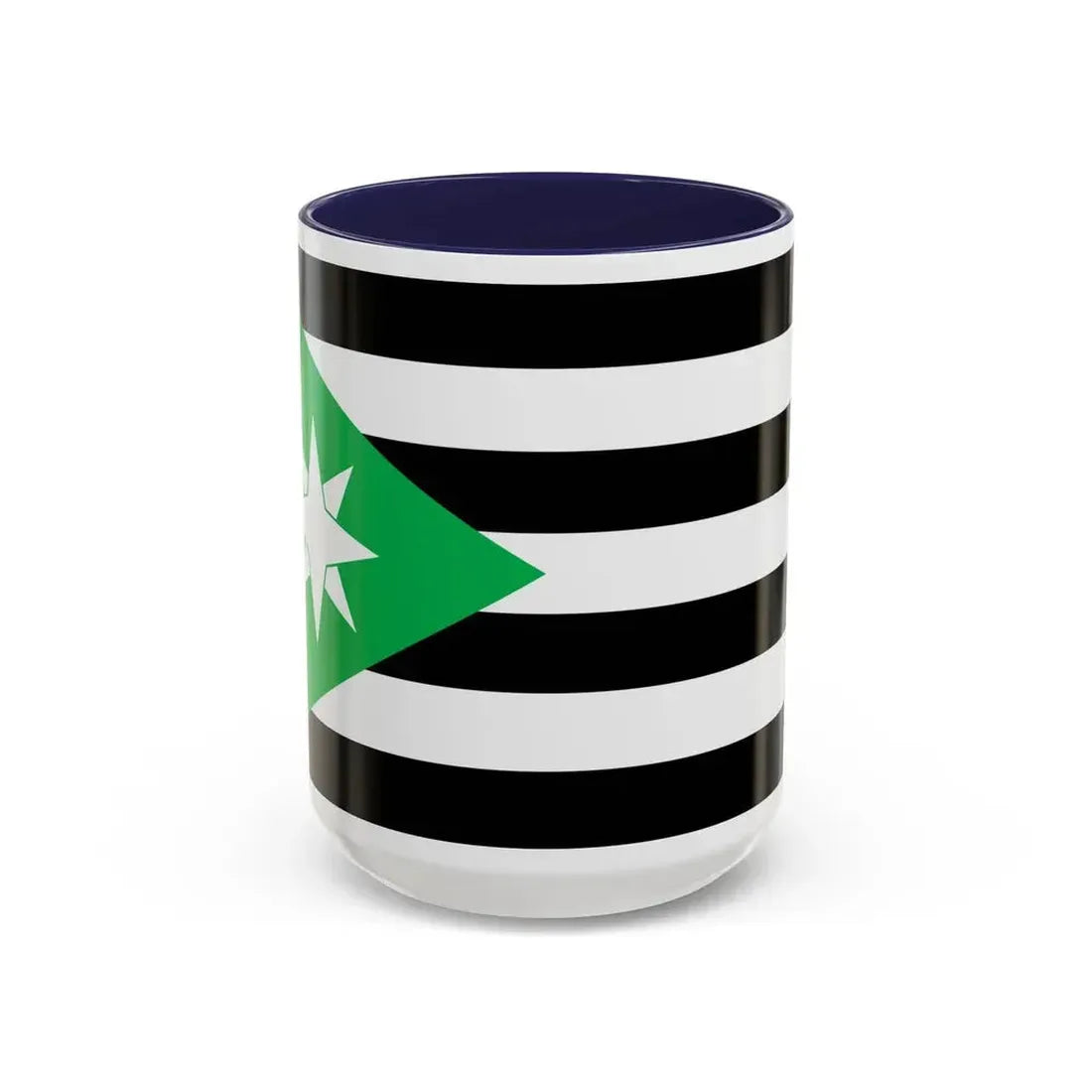 Flag of Nenthead UK - Accent Coffee Mug 15oz Navy - Go Mug Yourself