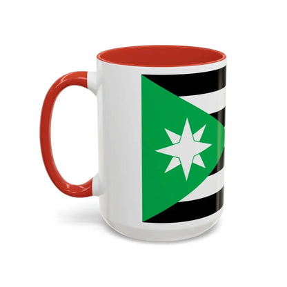 Flag of Nenthead UK - Accent Coffee Mug - Go Mug Yourself