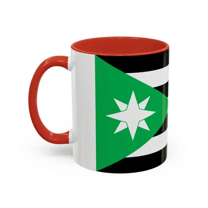 Flag of Nenthead UK - Accent Coffee Mug - Go Mug Yourself