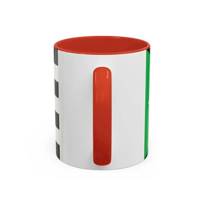 Flag of Nenthead UK - Accent Coffee Mug - Go Mug Yourself