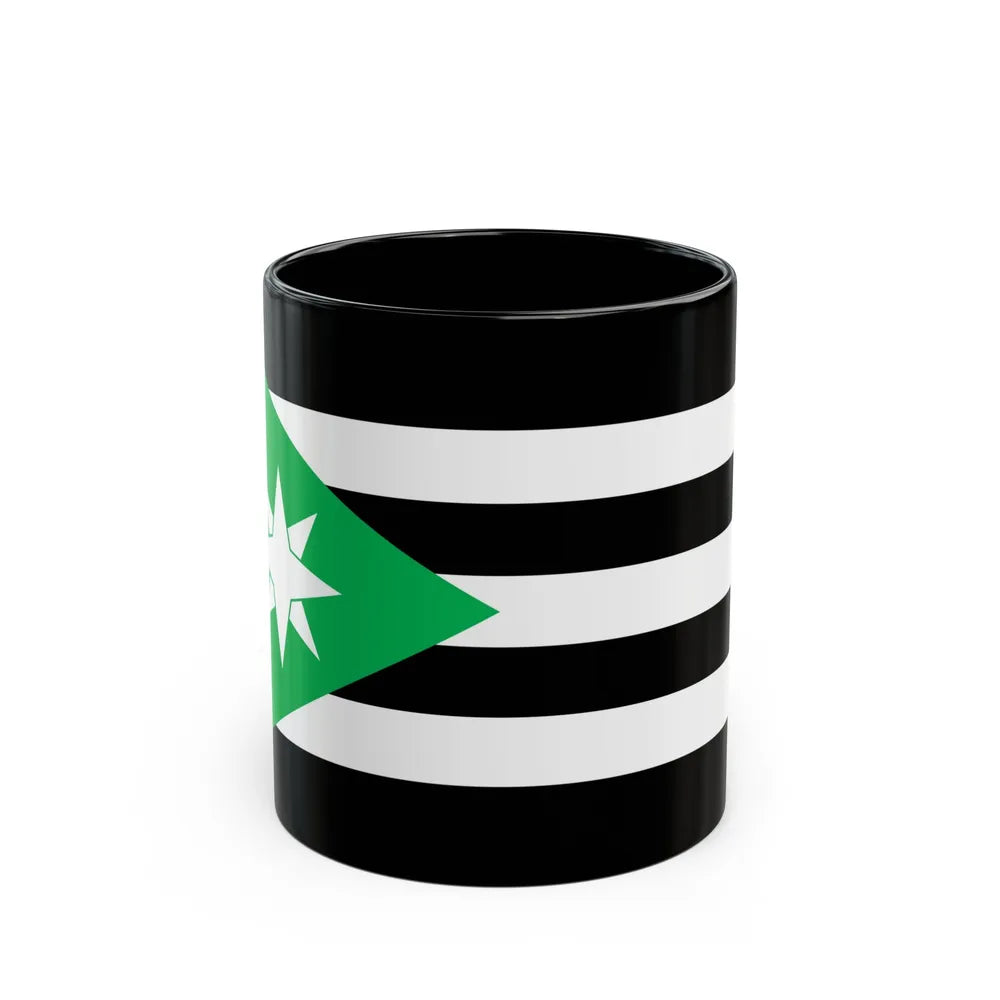 Flag of Nenthead UK - Black Coffee Mug-11oz-Go Mug Yourself