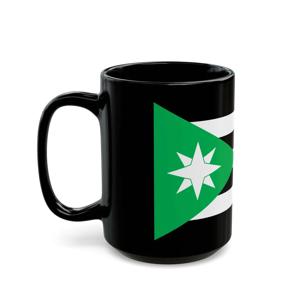 Flag of Nenthead UK - Black Coffee Mug-Go Mug Yourself