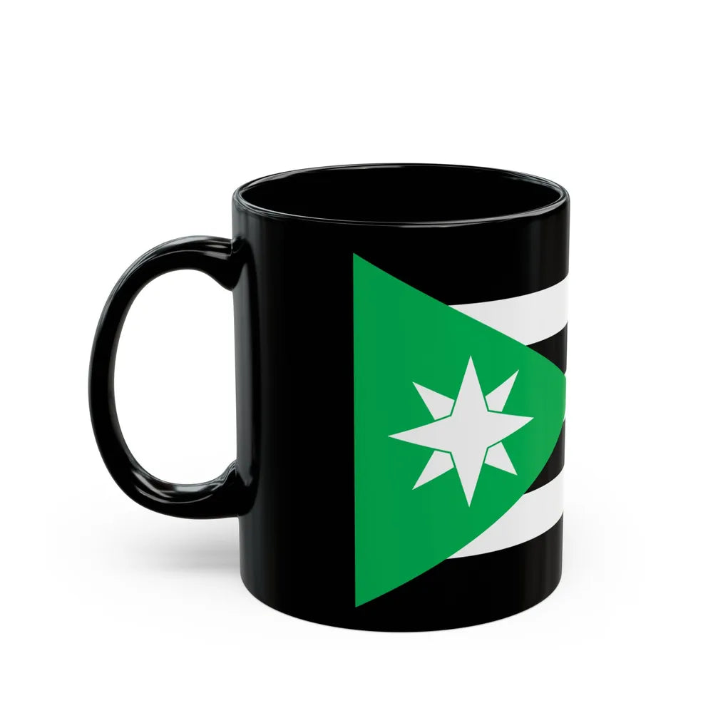 Flag of Nenthead UK - Black Coffee Mug-Go Mug Yourself