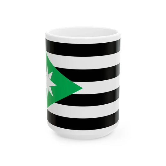 Flag of Nenthead UK - White Coffee Mug 15oz - Go Mug Yourself