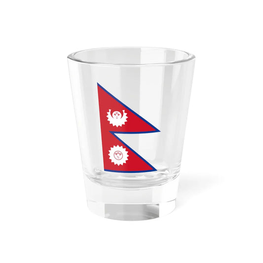 Flag of Nepal 1743-1962 (Nepal) Shot Glass 1.5oz 1.5oz - Go Mug Yourself