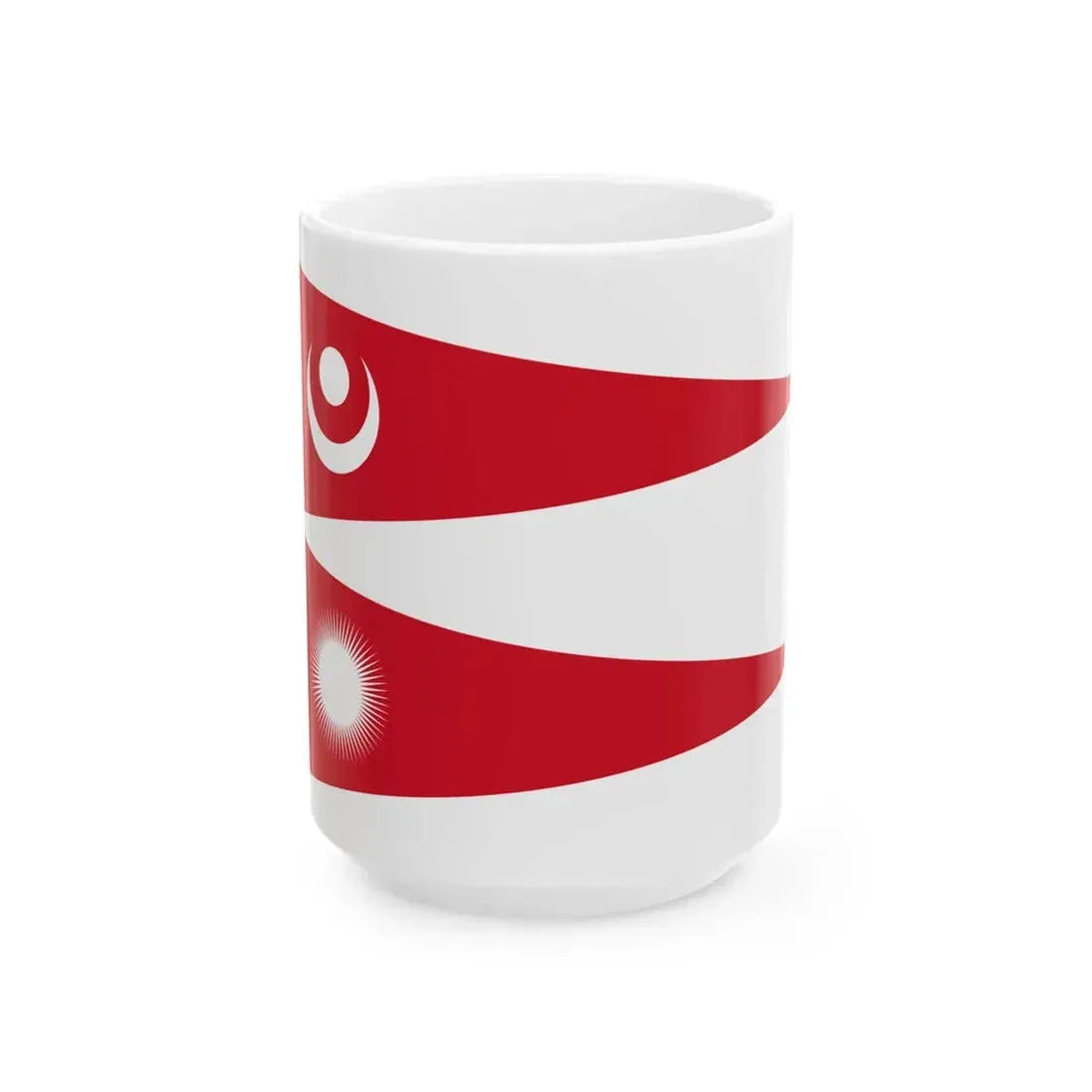 Flag of Nepal 19th century (Nepal) White Coffee Mug 15oz - Go Mug Yourself