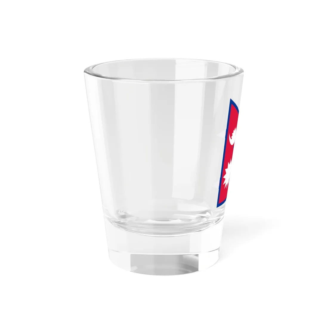 Flag of Nepal (Nepal) Shot Glass 1.5oz - Go Mug Yourself