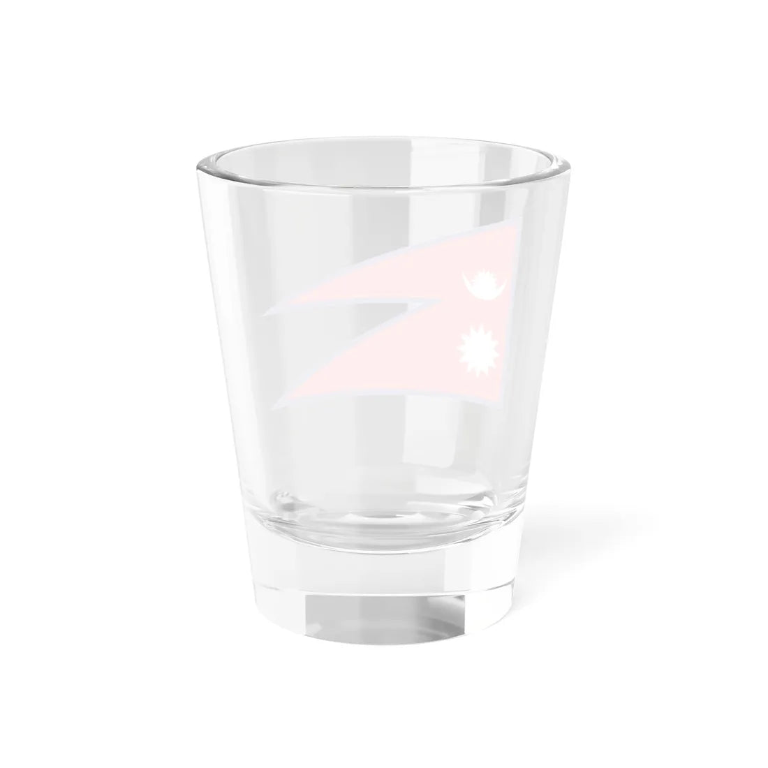 Flag of Nepal stretched aspect ratio 3-2 (Nepal) Shot Glass 1.5oz - Go Mug Yourself