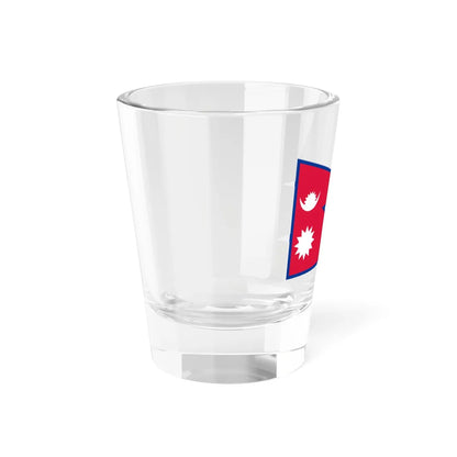 Flag of Nepal stretched aspect ratio 3-2 (Nepal) Shot Glass 1.5oz - Go Mug Yourself