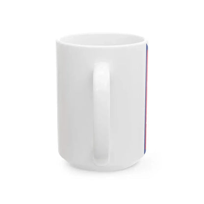 Flag of Nepal white background aspect ratio 3-2 (Nepal) White Coffee Mug - Go Mug Yourself