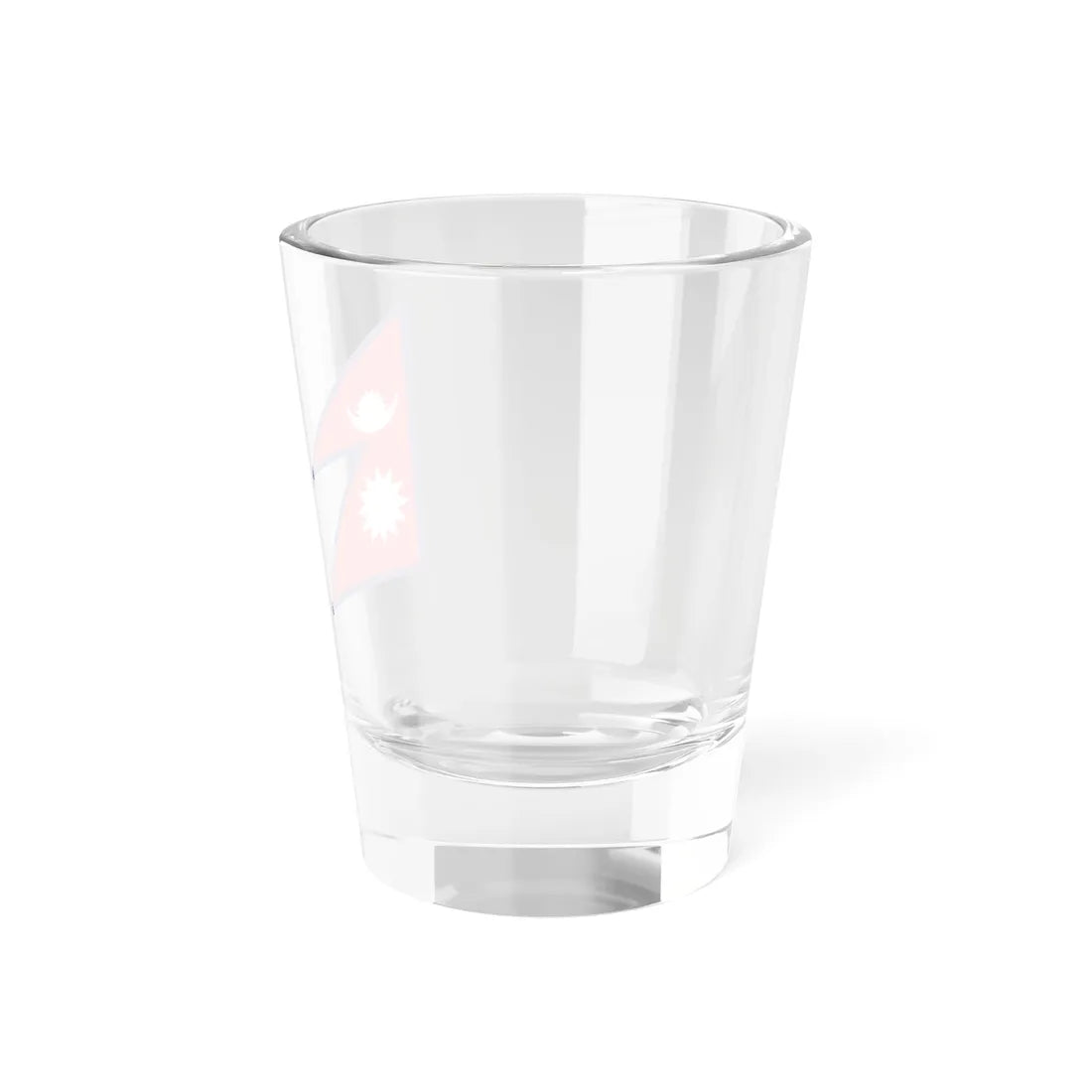 Flag of Nepal with spacing aspect ratio 3-2 (Nepal) Shot Glass 1.5oz - Go Mug Yourself