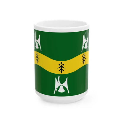 Flag of Nepean Ontario (Canada) White Coffee Mug 15oz - Go Mug Yourself