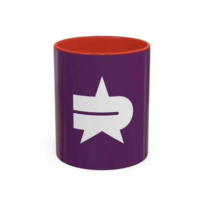 Flag of Nerima Tokyo Japan - Accent Coffee Mug 11oz Red - Go Mug Yourself