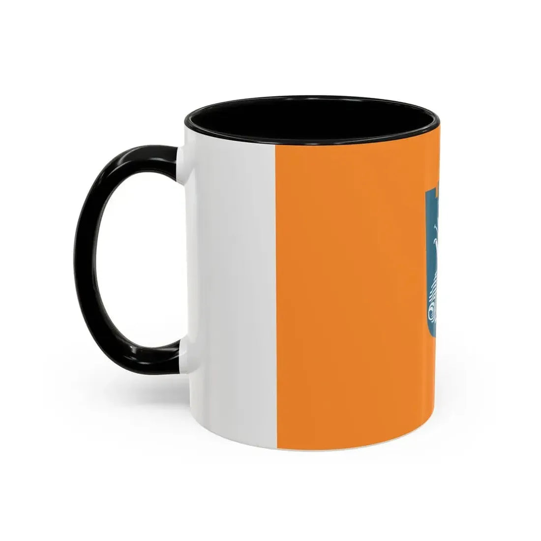 Flag of Netanya Israel - Accent Coffee Mug - Go Mug Yourself