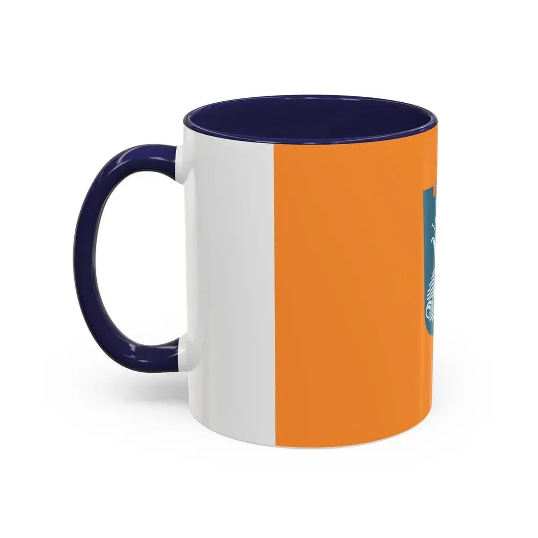 Flag of Netanya Israel - Accent Coffee Mug - Go Mug Yourself