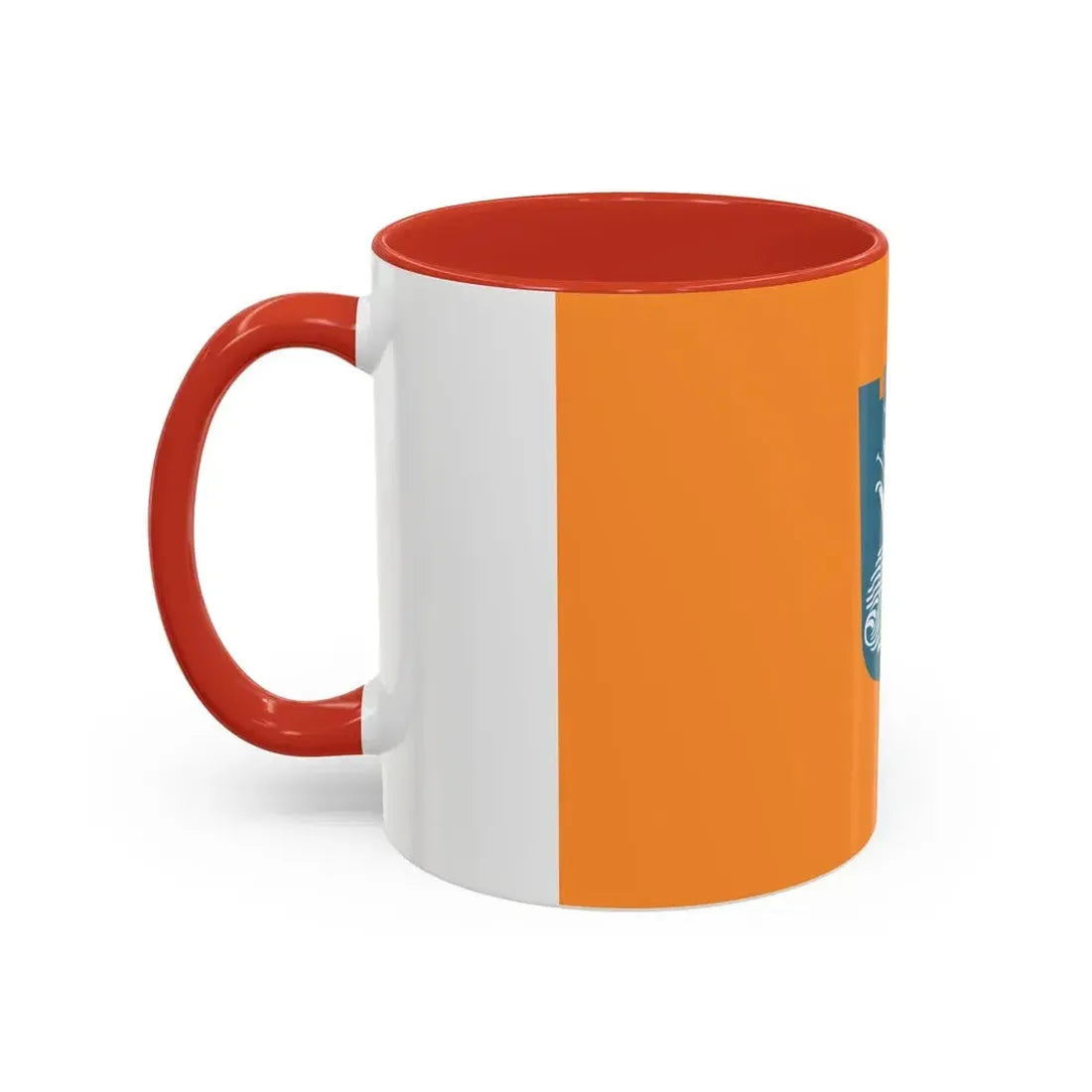 Flag of Netanya Israel - Accent Coffee Mug - Go Mug Yourself