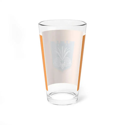 Flag of Netanya Israel - Pint Glass 16oz - Go Mug Yourself