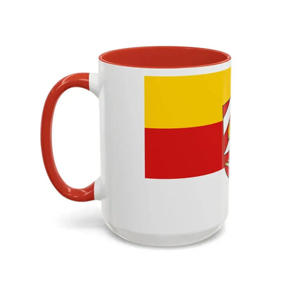 Flag of Neu Ulm Germany - Accent Coffee Mug - Go Mug Yourself