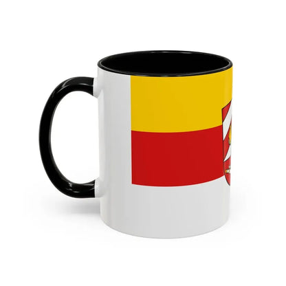 Flag of Neu Ulm Germany - Accent Coffee Mug - Go Mug Yourself