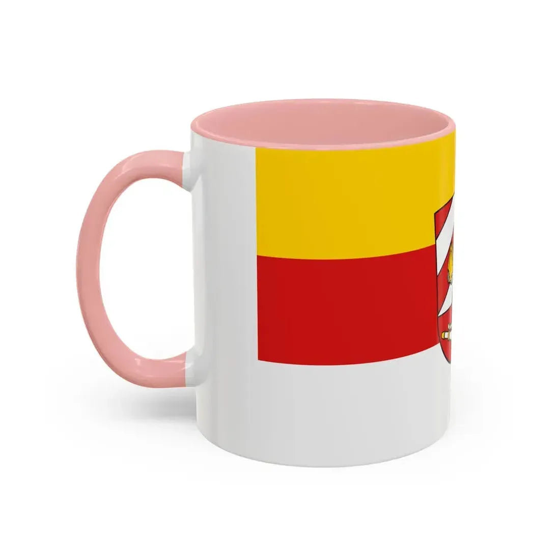 Flag of Neu Ulm Germany - Accent Coffee Mug - Go Mug Yourself