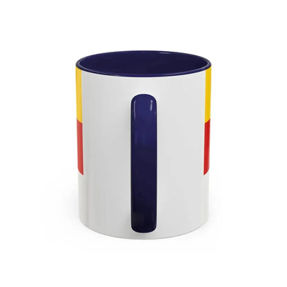 Flag of Neu Ulm Germany - Accent Coffee Mug - Go Mug Yourself