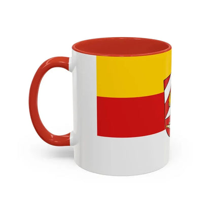 Flag of Neu Ulm Germany - Accent Coffee Mug - Go Mug Yourself