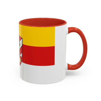 Flag of Neu Ulm Germany - Accent Coffee Mug - Go Mug Yourself
