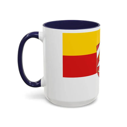 Flag of Neu Ulm Germany - Accent Coffee Mug - Go Mug Yourself