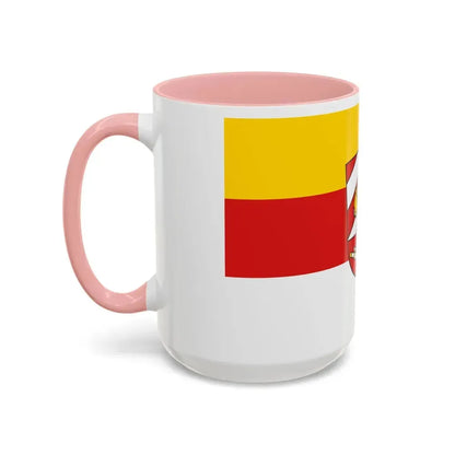 Flag of Neu Ulm Germany - Accent Coffee Mug - Go Mug Yourself